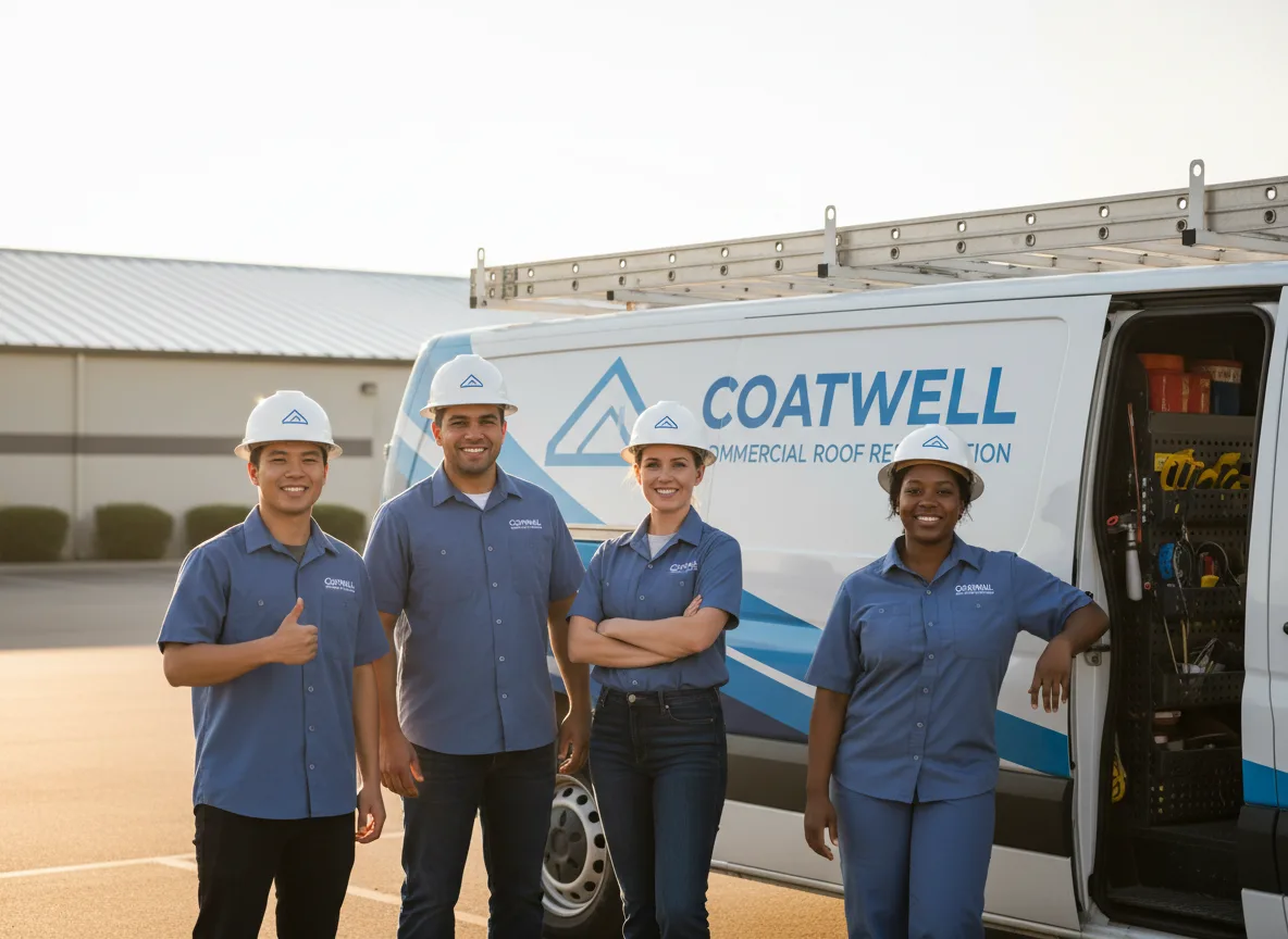 Commercial roof coating company in Wheaton, IL